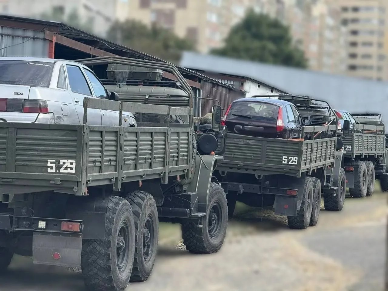 Агентство отправило партию автомобилей в зону СВО